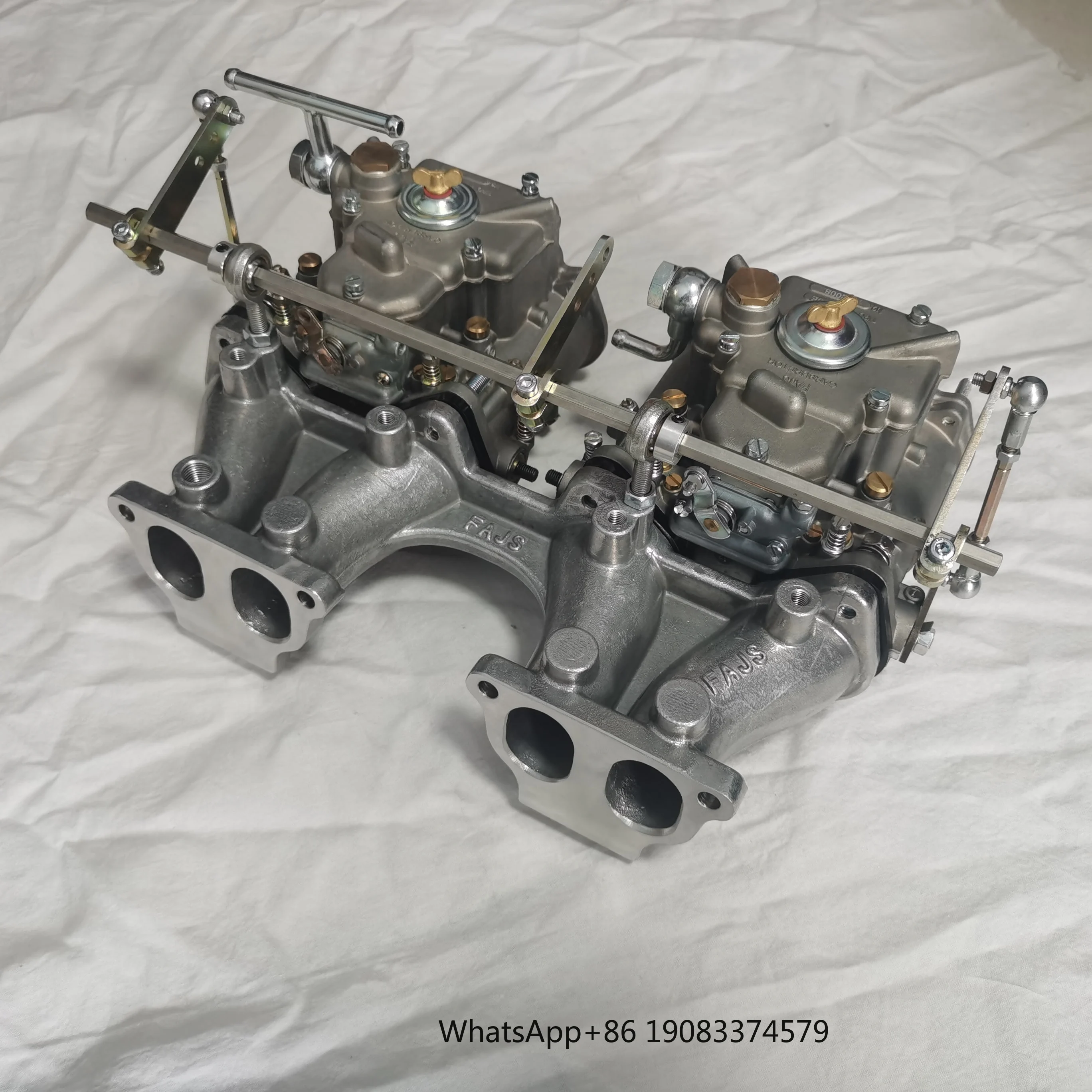 

FAJS NO CZ2-26-40/45-6 for Datsun A14 A15 Oval Port - GENUINE FAJS Twin 40 DCOE Carb Conversion Kit