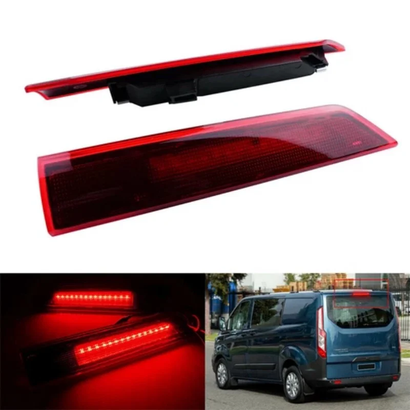 ABS 3Rd Brake Light For Ford Transit Tourneo Custom Barn Door GK21-13N408-AB GK21-13N408-BB High Level 3rd LED Rear Brake Light