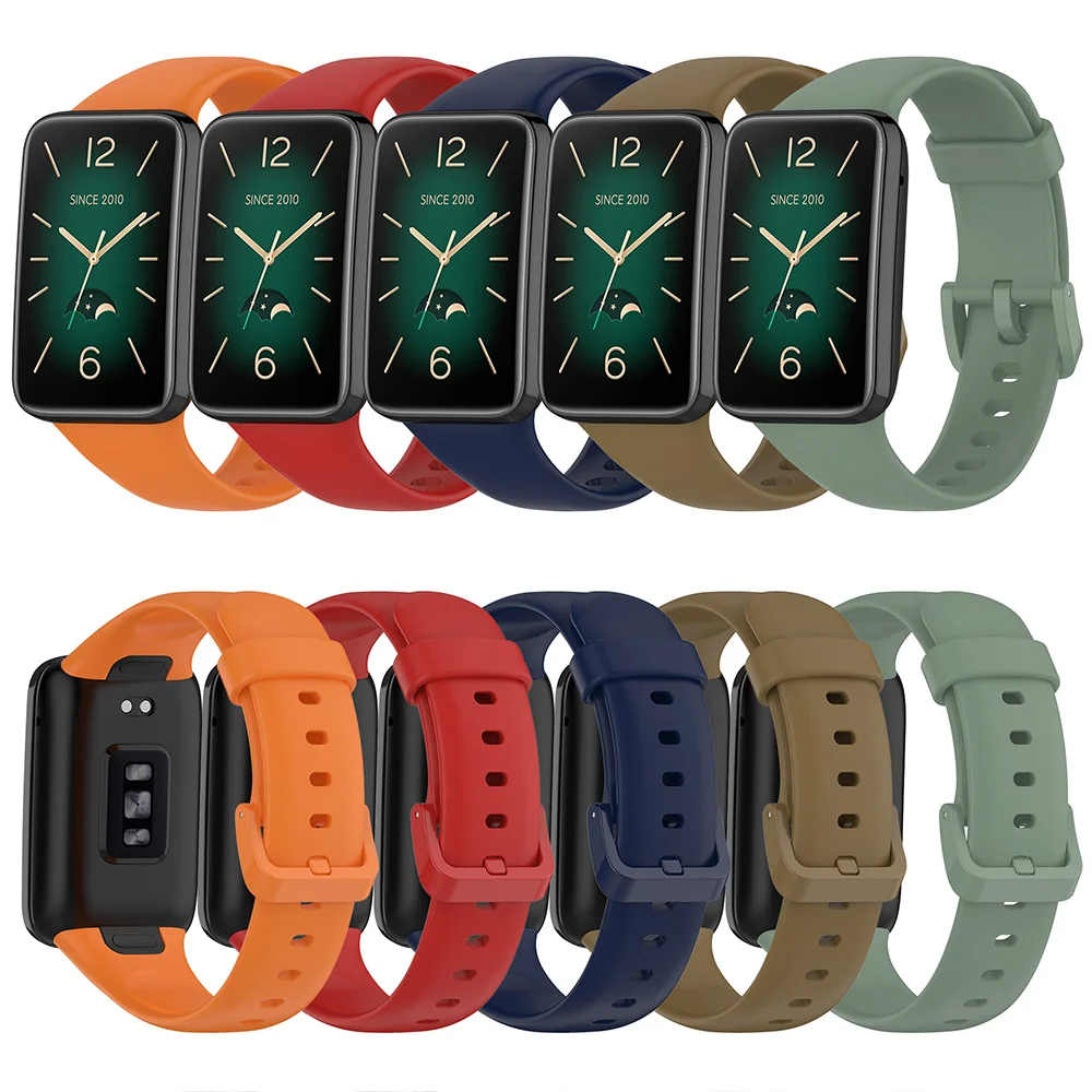 Sport Watchbands for Xiaomi Band 7 Pro Wristband Liquid Bracelet Silicone WristStrap on MiBand 7pro strap Smartwatch Accessories