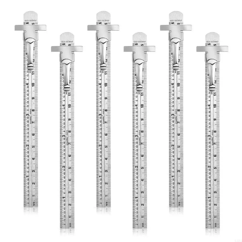

Pocket Ruler Precisions Pocket Ruler Machinist Ruler with Detachable Clip