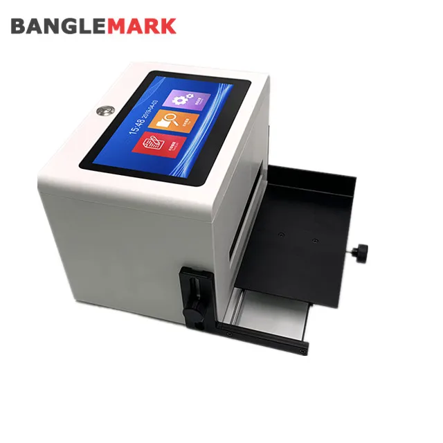 Desktop Inkjet Printer Can Bottle Logo Printer Expiry Date Batch Coding Machine Concave Surface Character Printer