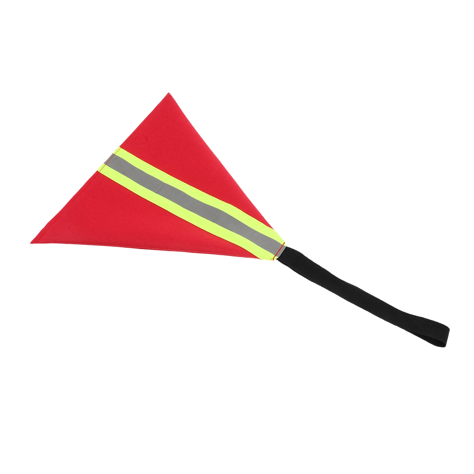 

1pcs Safety Travel Flag Red Reflective Strips Portable Towing Warning Flag for Kayak Outdoor Water Sports Equipment Visibility