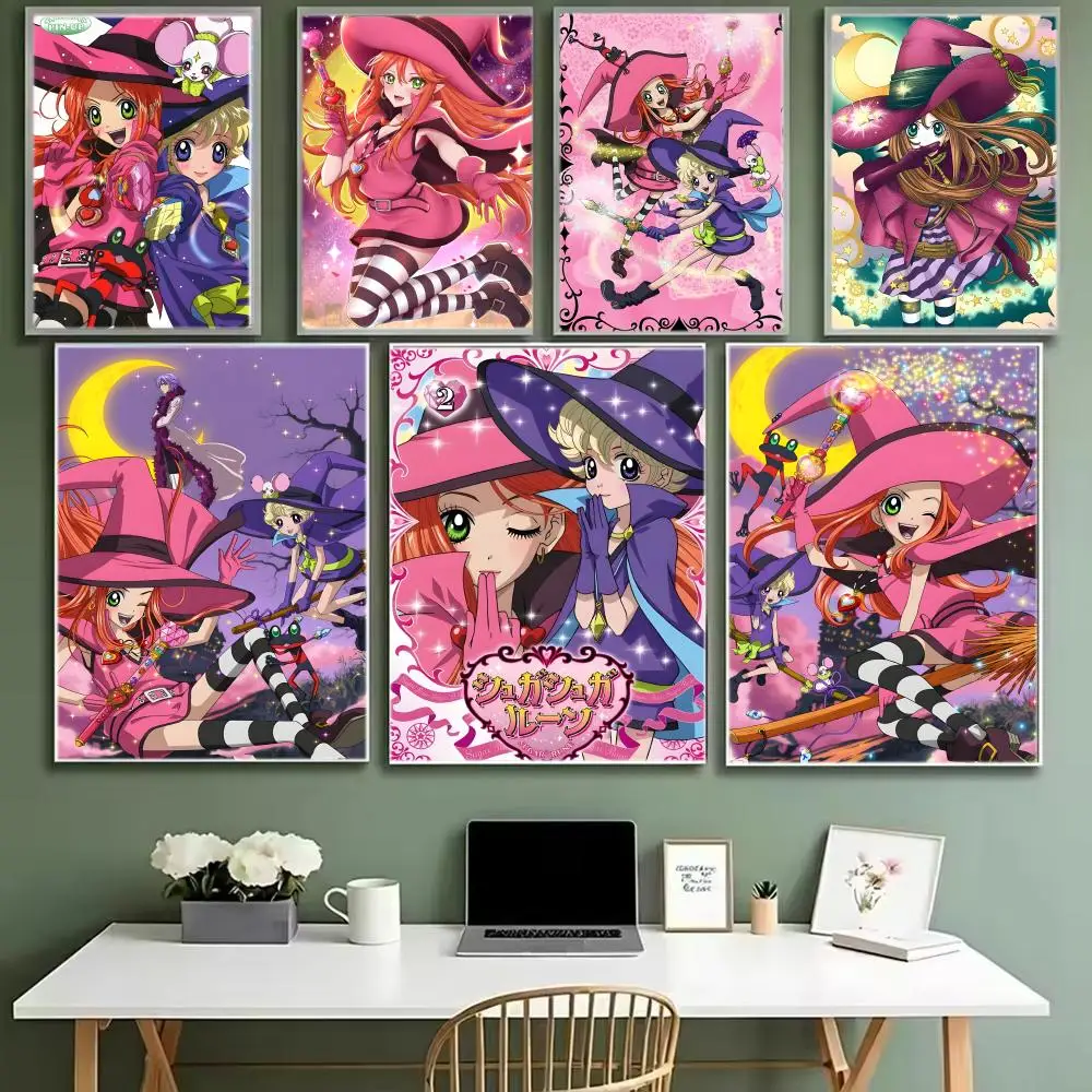 Póster de Anime S-Sugar Sugar Rune, póster icónico, arte de pared impreso, póster decorativo, decoración del hogar, regalo sin marco