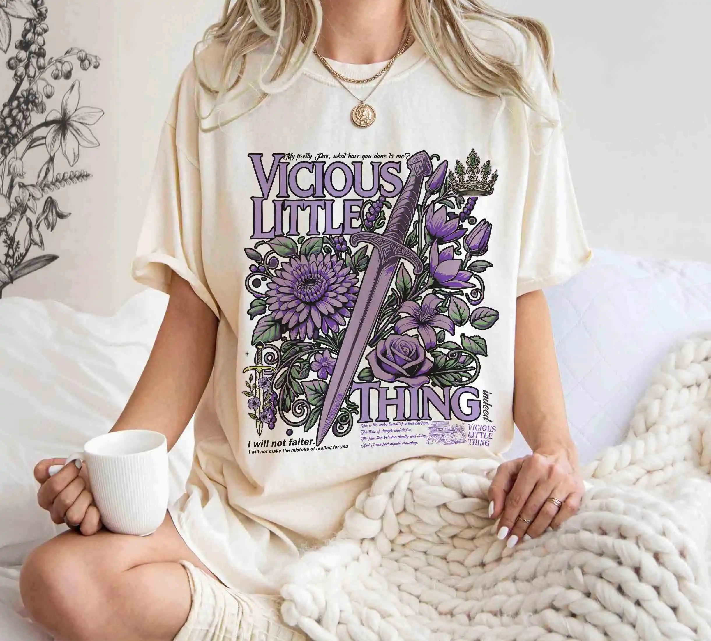 Vicious Little Thing Powerless Shirt, Powerless Bookish Shirt, Kai Azer Paedyn Gray Shirt, Fantasy Bookish Tee T-shirt Gift