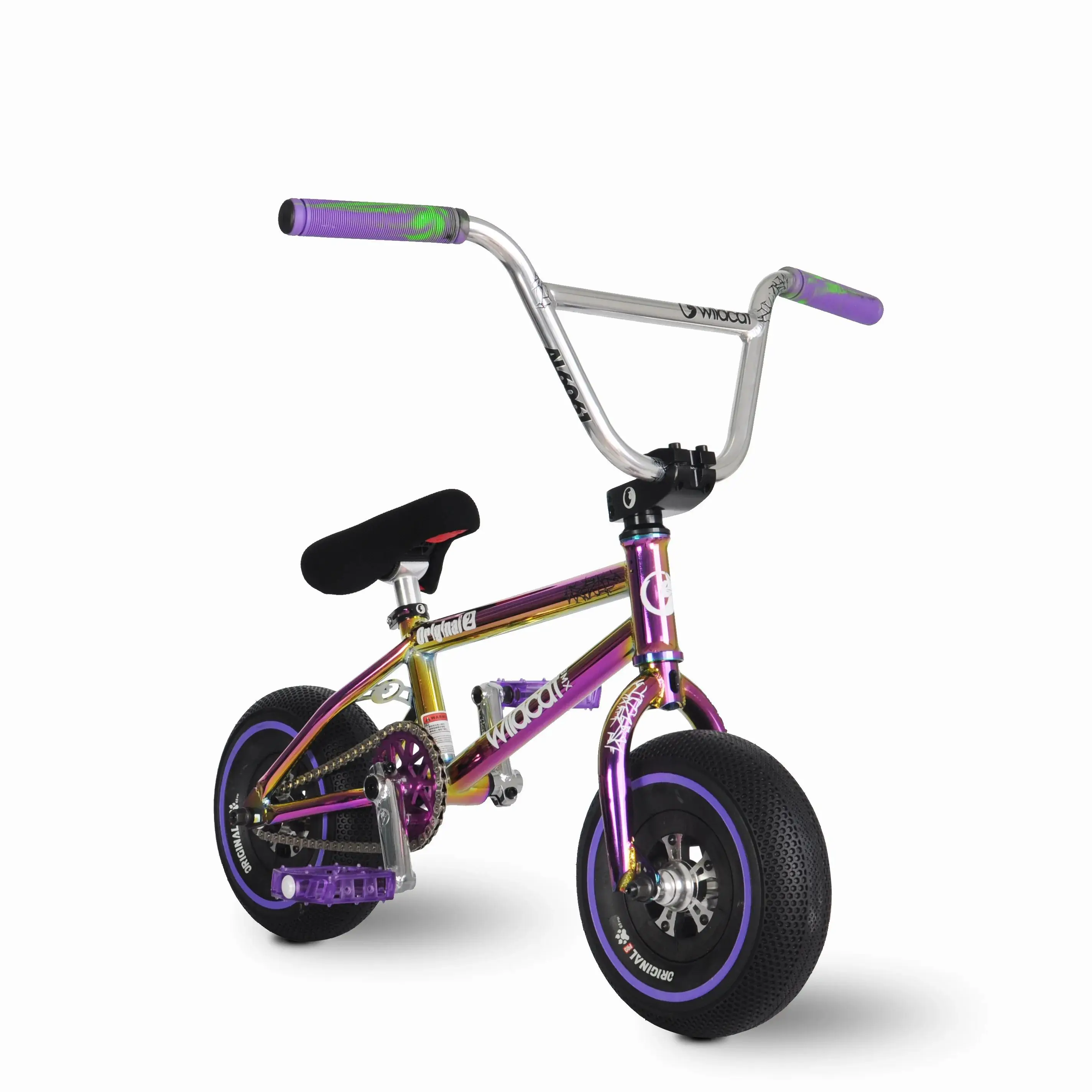 AliExpress Adult Bicycle with 10 inch BMX electroplating color function