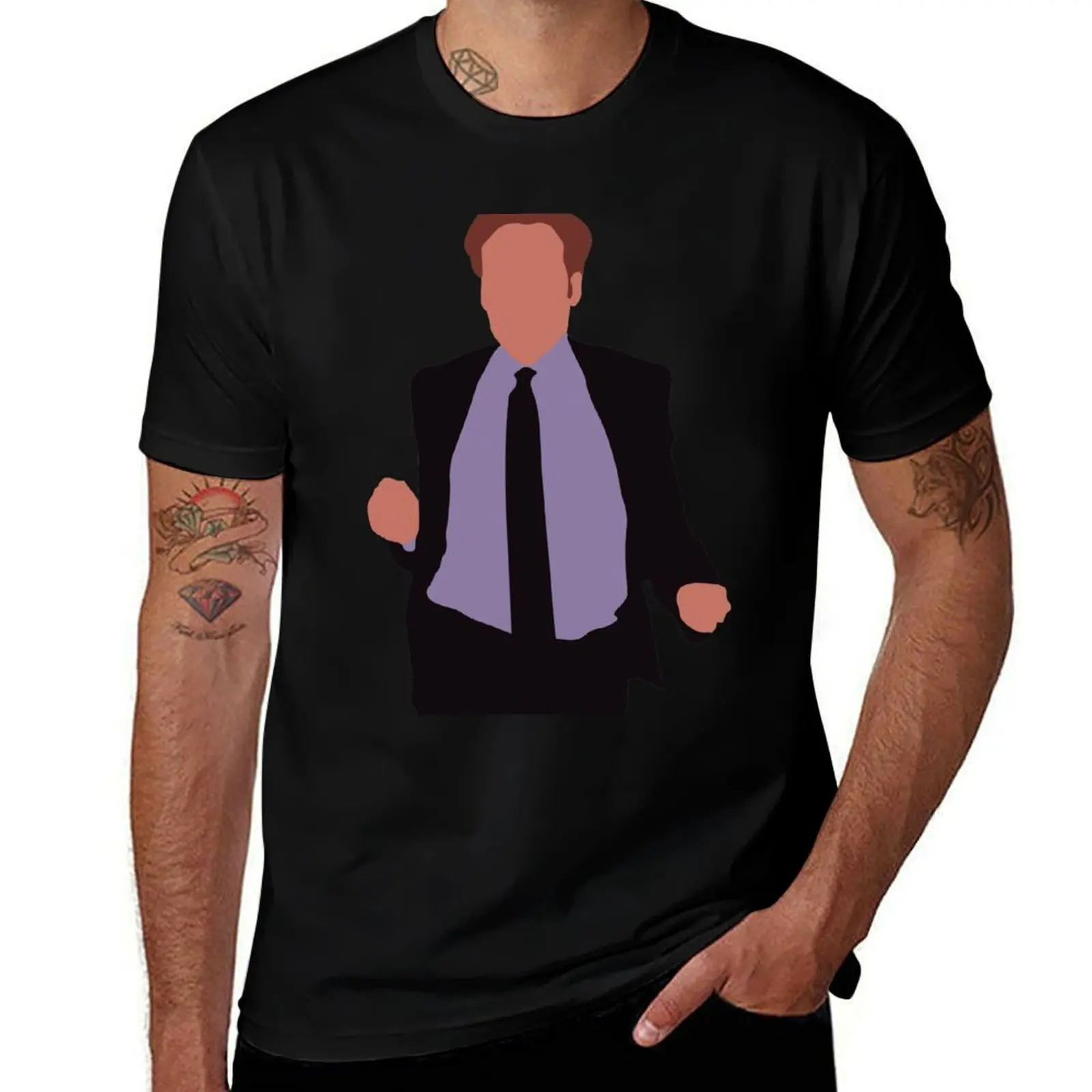 Conan O'Brien T-Shirt Fashion Pattern Printed Tee Shirt T-Shirt