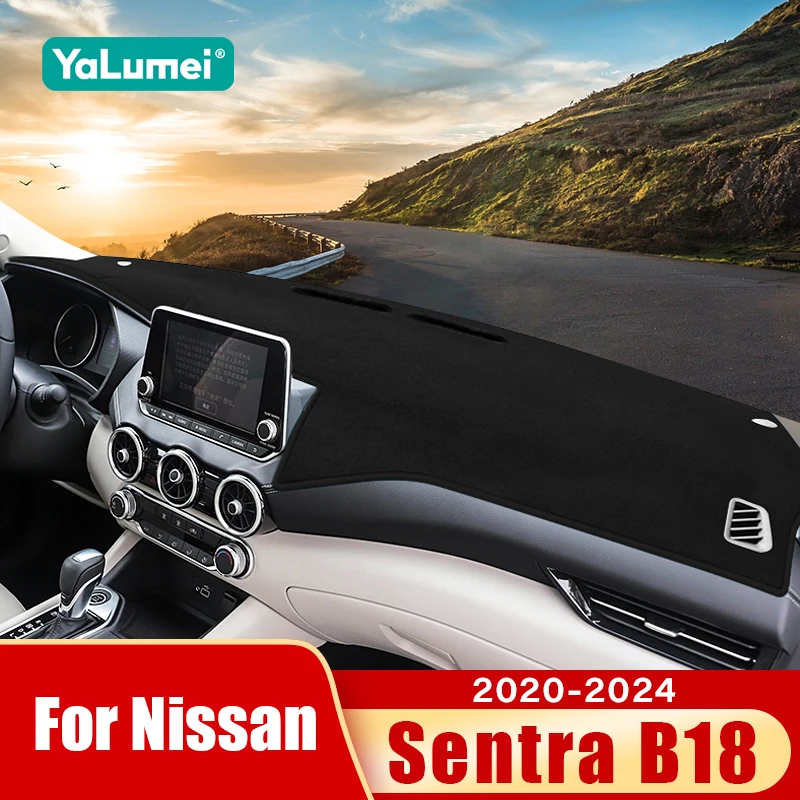 Für Nissan Sentra B18 2020 2021 2022 2023 2024 Auto-Armaturenbrettmatte Sonnenschutz-Pad Rutschfeste Wärmeisolierung Blendschutz-Zubehör