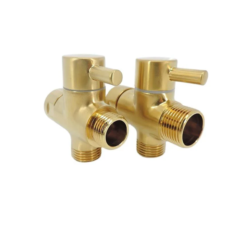 3 way Gold-plating Stainless G7/8