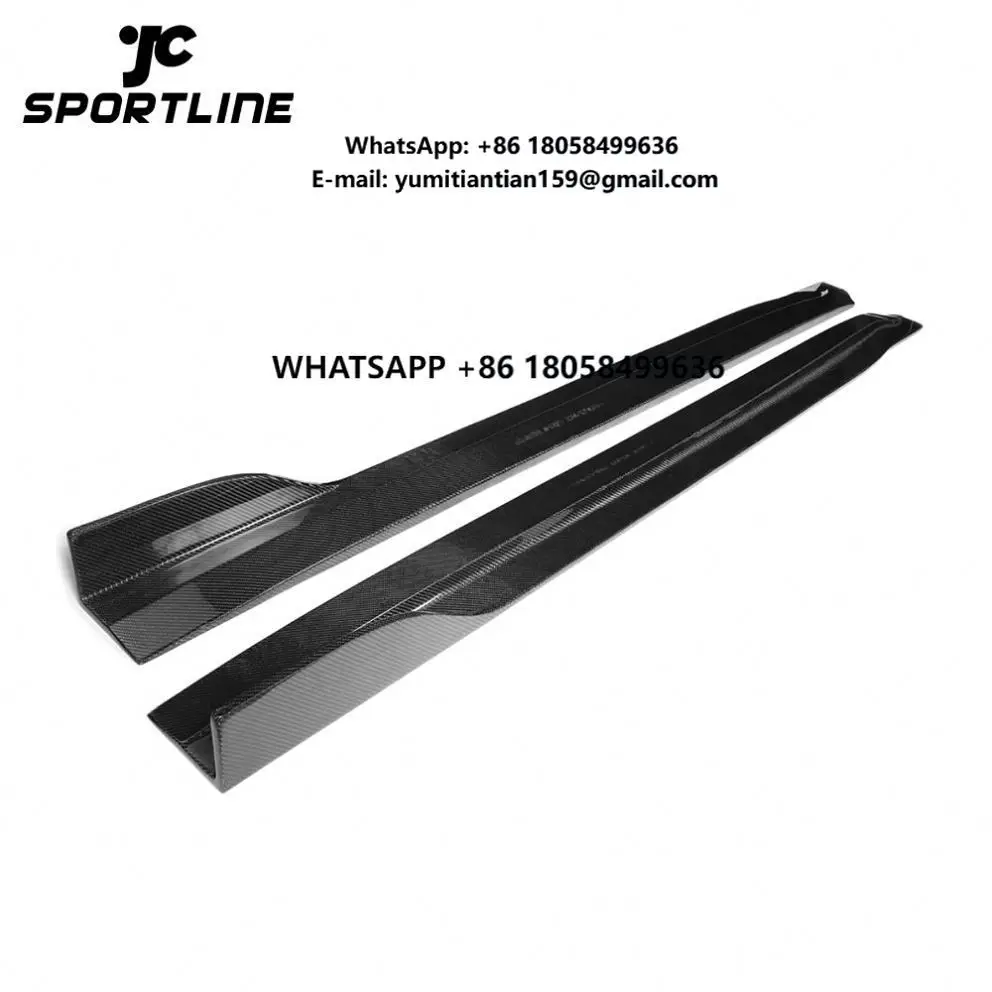 Carbon Fiber Auto Parts Manufacturers Carbon Fiber Car Side Skirts for Infiniti G37 Coupe 2007-2013