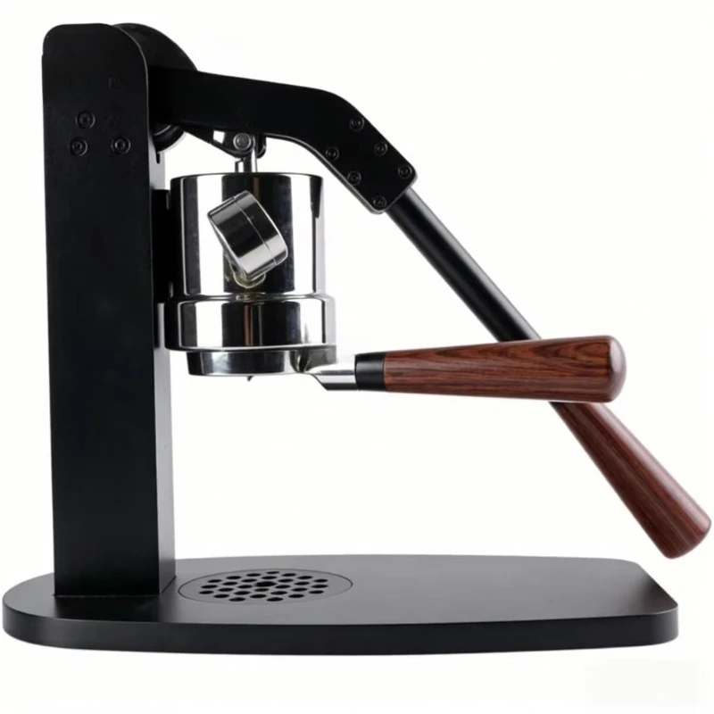 Professional Hand Pressed Coffee Machine with Pressure Gauge & Stable Extraction