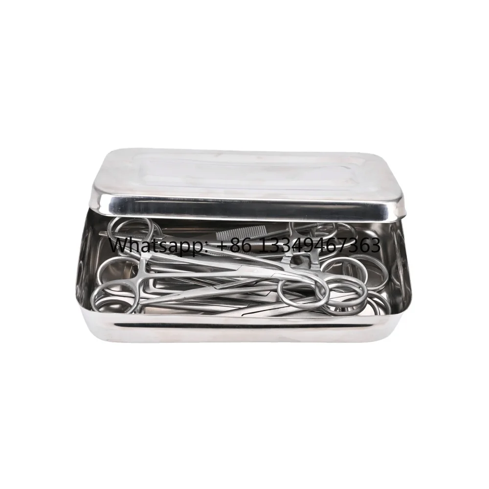 Stainless Steel Basic Surgical  Box 13 Piece Kit