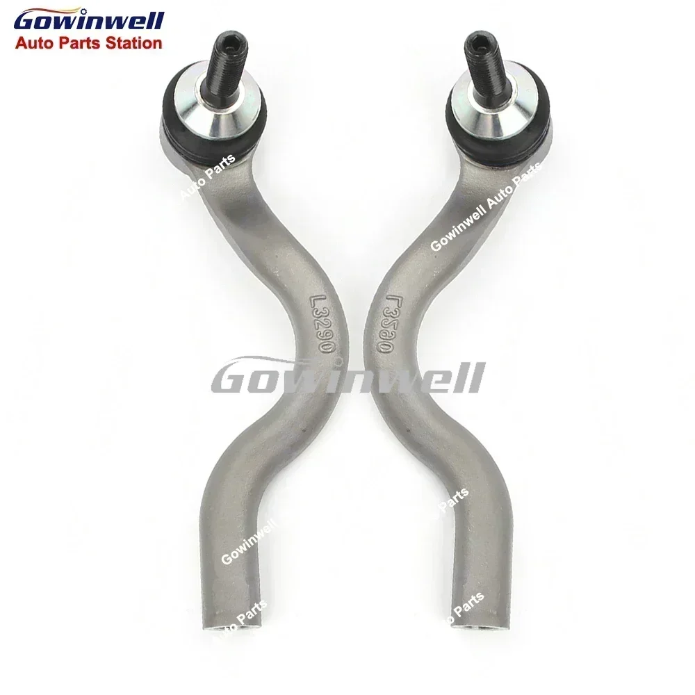 Pair of 2pcs Front Steering Axle Outer Steering Tie Rod Ends Ball Joint For Jaguar XJ XJL X351 C2D7779 C2D7778 C2D28457 C2D28553