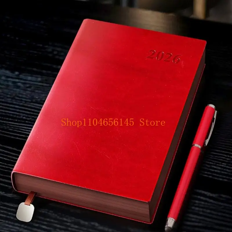 2026 Business Planner With Recycled Paper Pages Ergonomic Design Perfect For Scheduling Meetings Deadlines