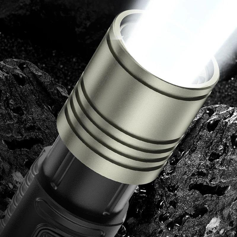 High Power XHP360 Led Flashlight Rechargeable Torch 60W Usb Powerful Tactical Flash Light Zoomable Lantern Waterproof Hand Lamp