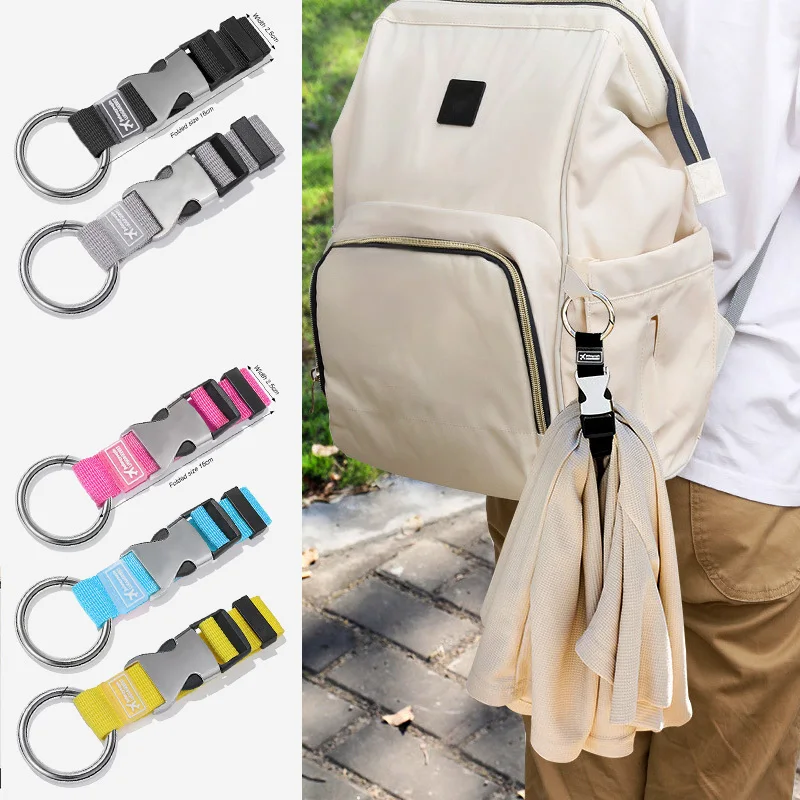 Travel Luggage Strap Portable Fixed with Release Buckle Additional Bag Backpack Strap Luggage Strap Lapel Strap Jacket Holder