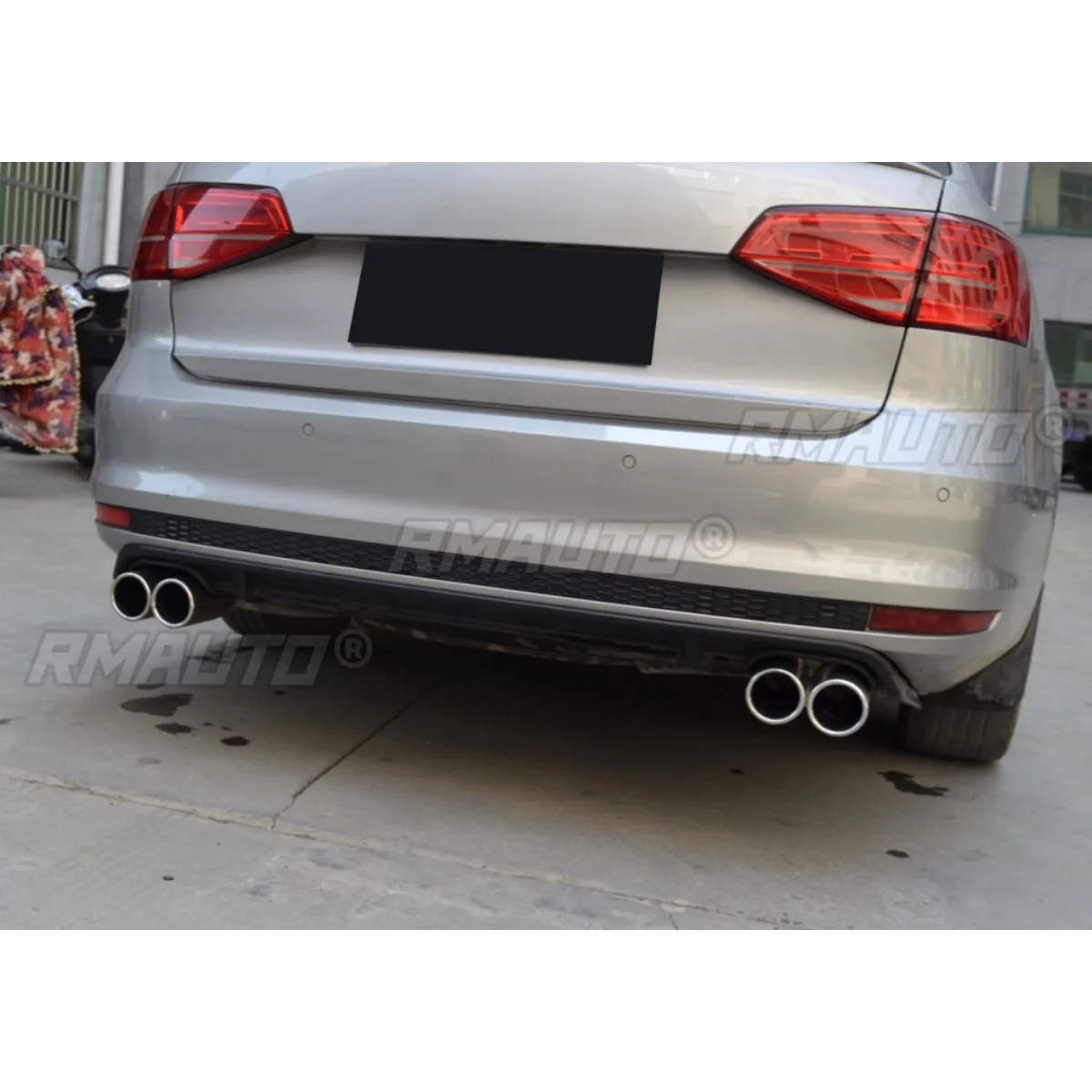 

Car Rear Bumper Lip Rear Bumper Splitter Diffuser Bumper Protector Body Kit For Volkswagen Sagitar 2015-2018 Car Accessories