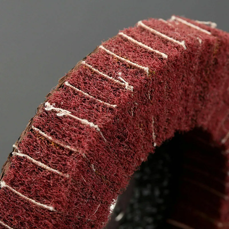 

Fiber Polishing wheel Rotary tool Round Rust Removal Pad For Metal Wood Flap Disc Buffing Abrasive 320 Grit 100mm
