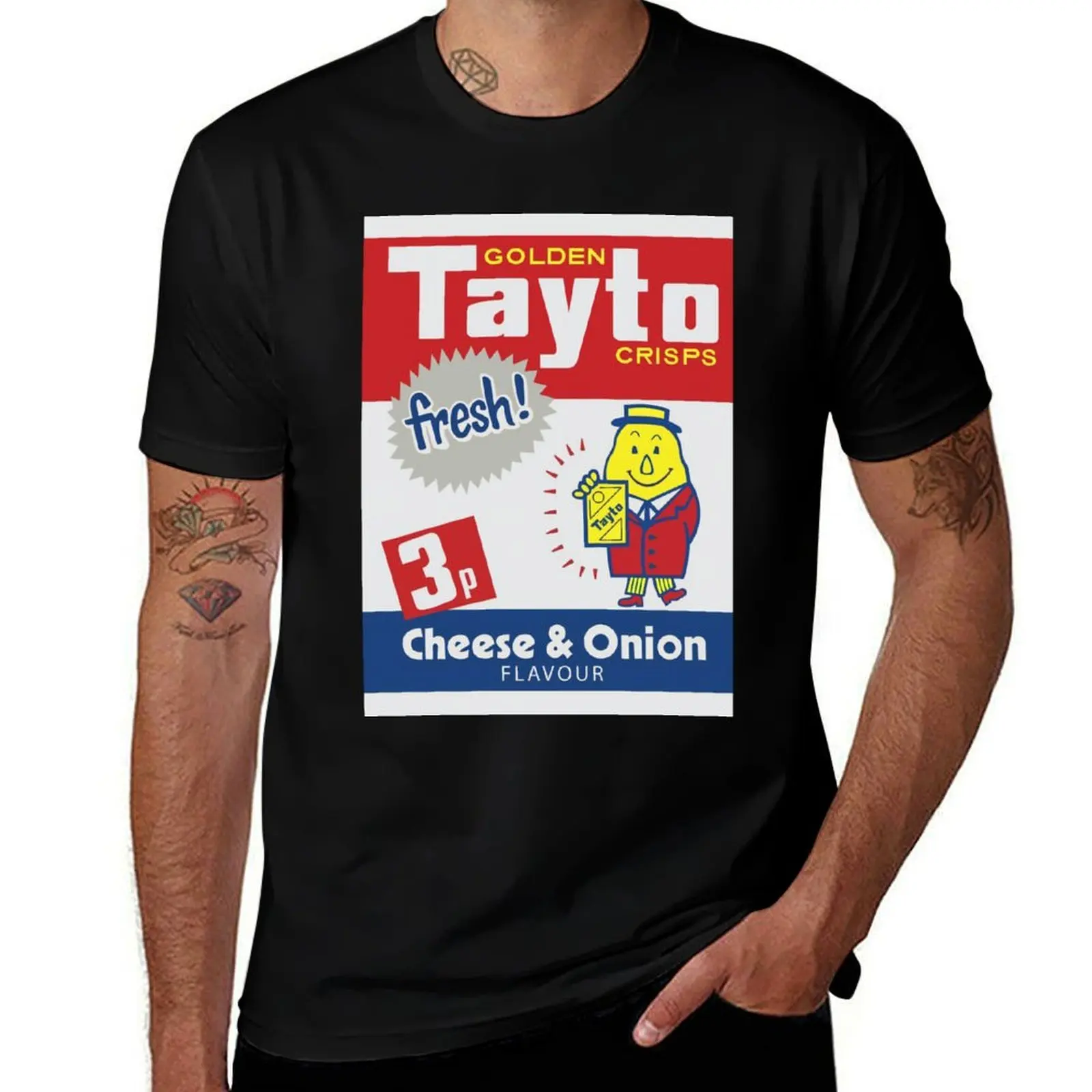 

Tayto Irish Crisps T-Shirt funny meme t-shirts vintage anime shirt summer clothes t shirt for men