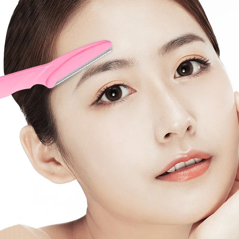 5/10/30/40pcsbrow Razor and Face Razor for Women and Men, Eyebrow Hair Trimmer and Shaver with Protective Cover,Safe