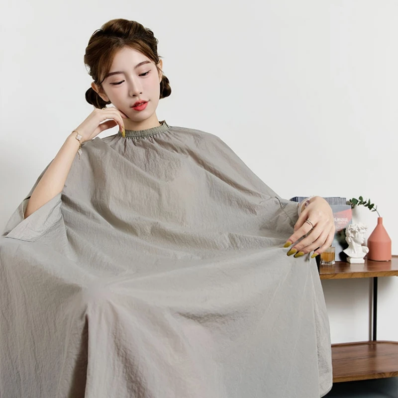

Japanese Style Hairdressing Cloth Breathable Hair Cutting Cape Summer Thin Style Haircut Shawl Hairdresser's Robe Barber Apron