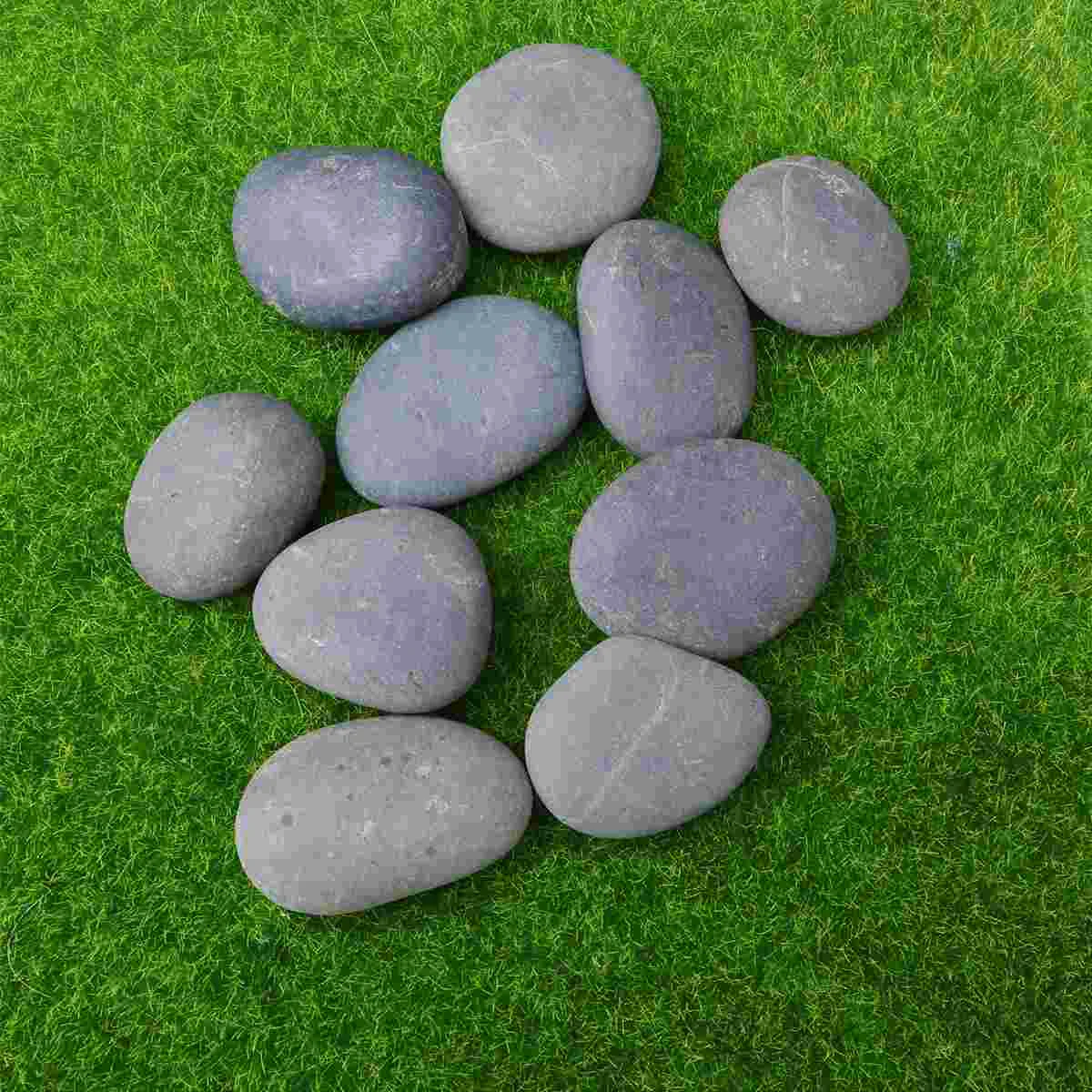 

10 PCS Painted Child Rock Pebble DIY Painting Rocks and Stones Polishing Pebbles