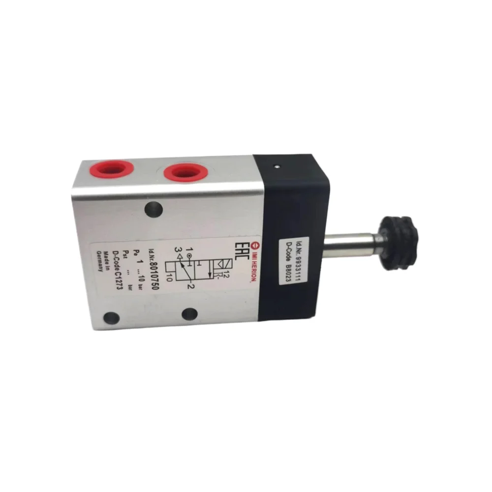 

IMI HERION Norgren 8010750 Электромагнитный клапан с пилотным управлением, размер порта G1/4.