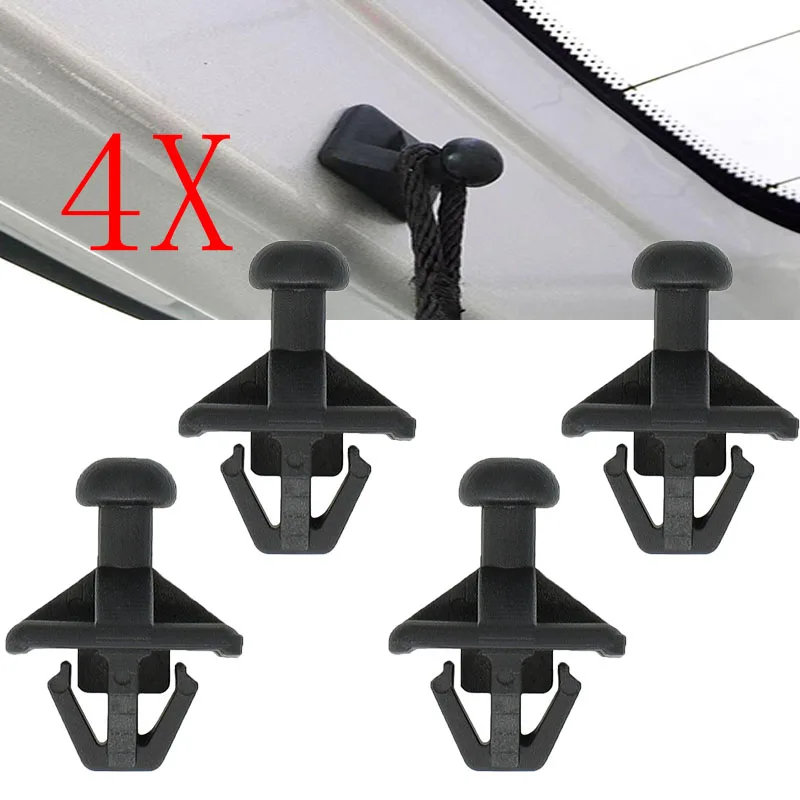 4X Car Parcel Shelf Hook Clips For Nissan Kicks Versa Note Silvia Micra 180SX 200SX 240SX Cargo 79916-D1000