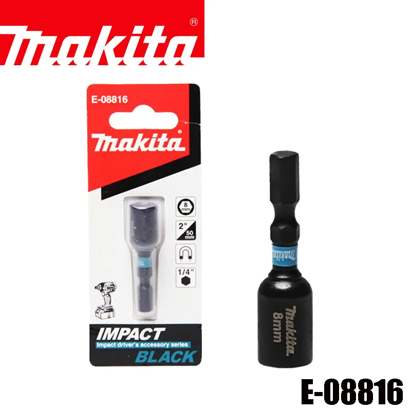 Imagem -02 - Makita-peças para Ferramentas Elétricas Conjunto Adaptador de Soquete Chave de Fenda Bits Acessórios Power Drill Preto 50 mm 60 mm