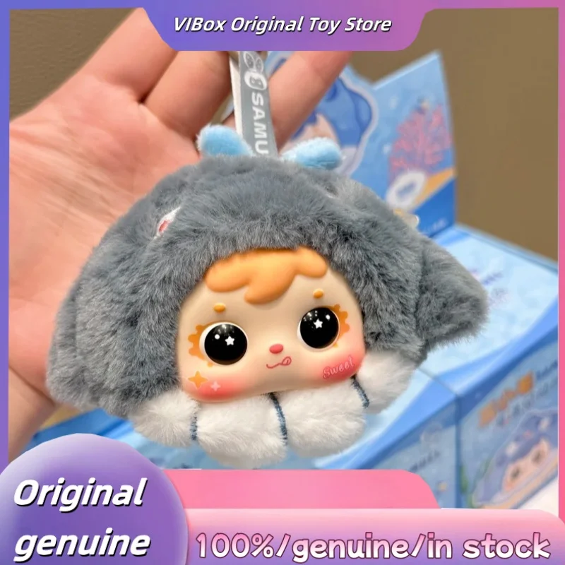 

Genuine Samuel Ocean Mobilization Series Plush Pendant Blind Box Cute Vinyl Plush Doll Pendant Decoration Mystery Box Gift