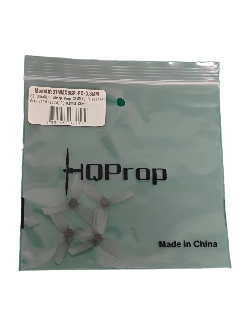 

hqprop Micro Whoop 31mmx3 (2cw+2ccw)-пол карбонатный вал-0,8mm