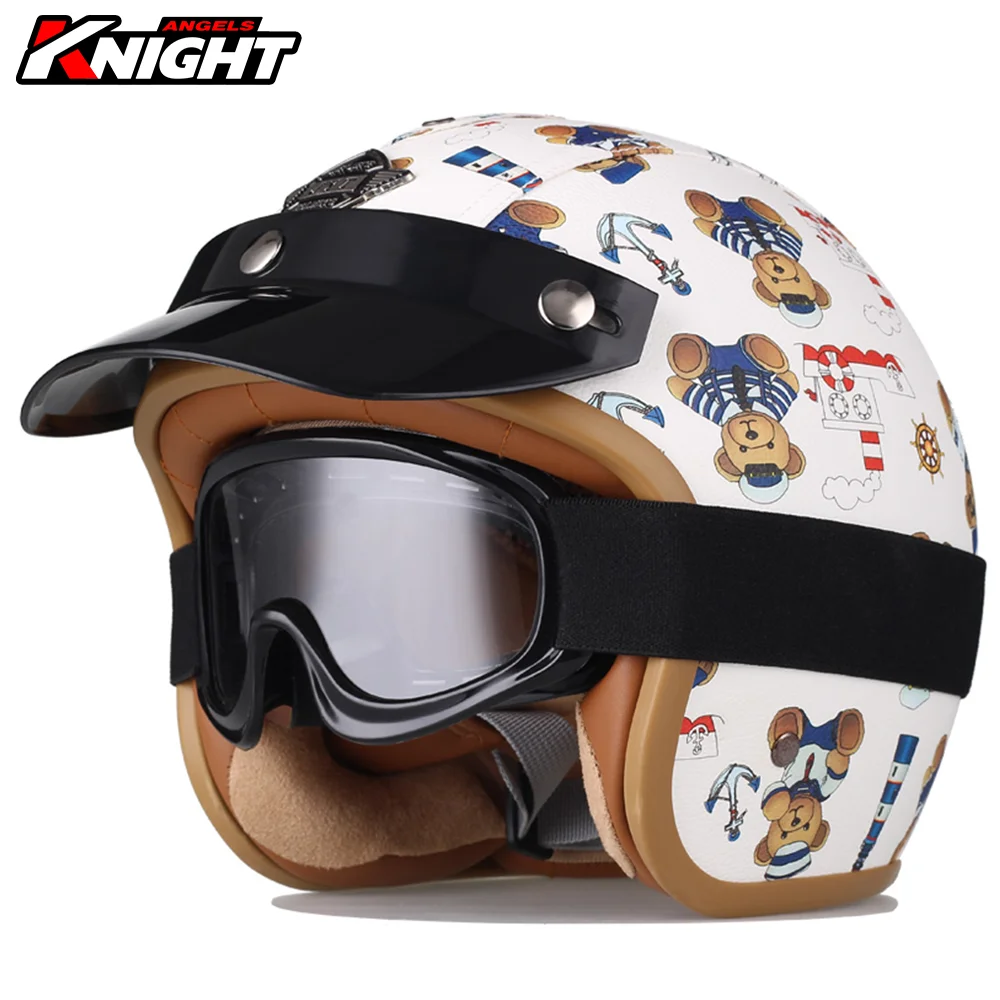 

Kids Motorcycle Helmet Casco Moto Super Light Child Open Face Helmet Four Seasons Children Helmet Boy Girl Safety Protective