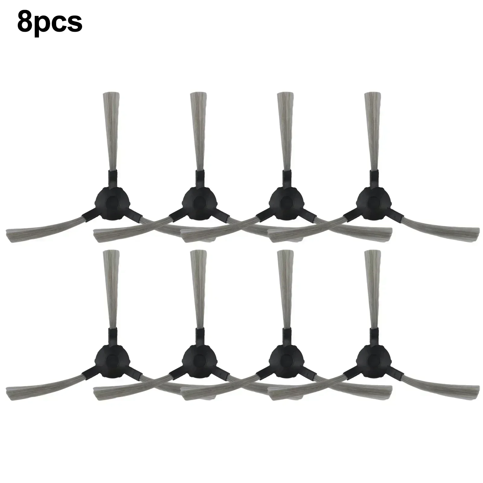 

8 шт. нейлоновые + пластиковые боковые щетки для ICLEBO для пылесоса G5/for-Kitfort KT-552КТ-566, доступ к углам и длительным краям