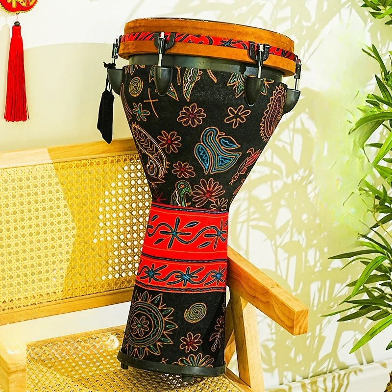 12 Inch African Drum Adults Professional African Djembe Children Beginner Traditional Drums Large Percussion Instruments Djembe