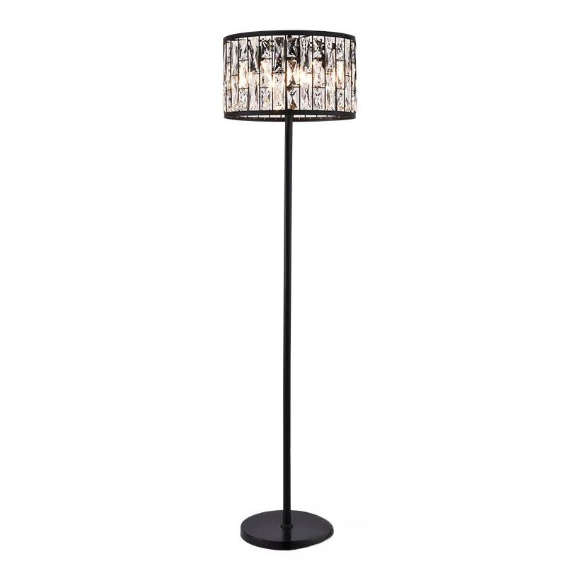

Nordic light luxury simple creative sofa corner atmosphere bedroom study bedside crystal floor lamp
