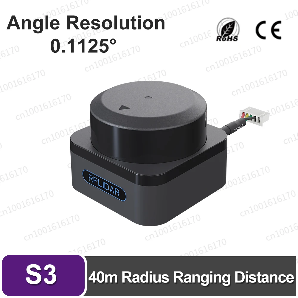 Slamtec RPLIDAR S3 LIDAR Sensor Scanner 40M Scanning Radius Laser rangefinder for Robot Navigates Avoids Obstacles SLAM LiDAR