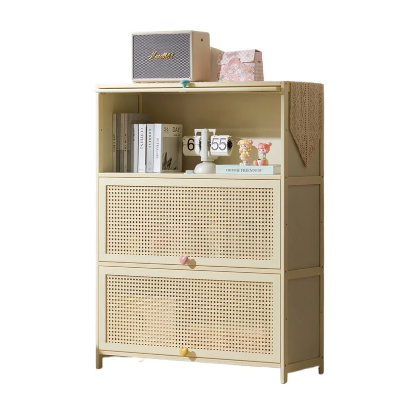 

Floor shelf Book storage rack Dust-proof storage Multi-layer storage cabinet