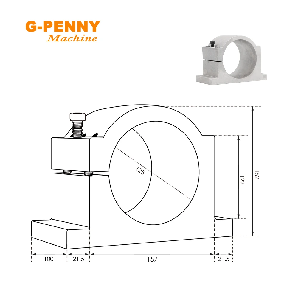 5.5kw ER25 motore mandrino raffreddato ad acqua CNC 4 pezzi cuscinetti a sfera in ceramica tipo proiettile 220v/380v diametro 125mm * 300mm ad alta velocità