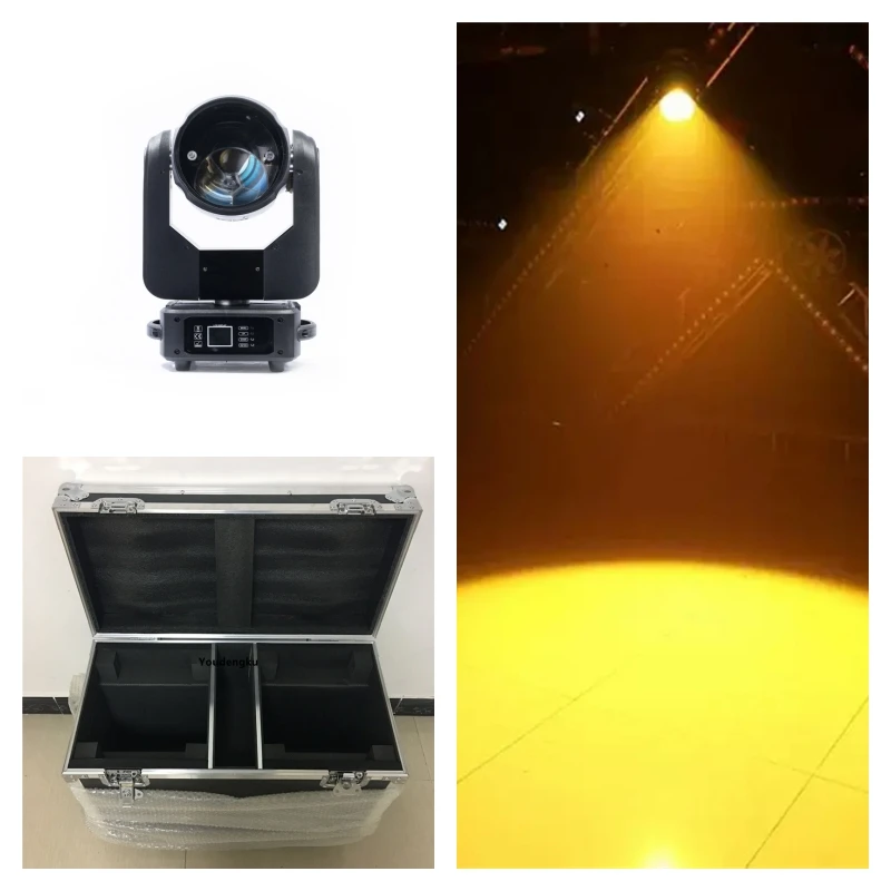 2 pieces with roadcase led moving head beam stage light 400W zoom COB moving head Blinder Light