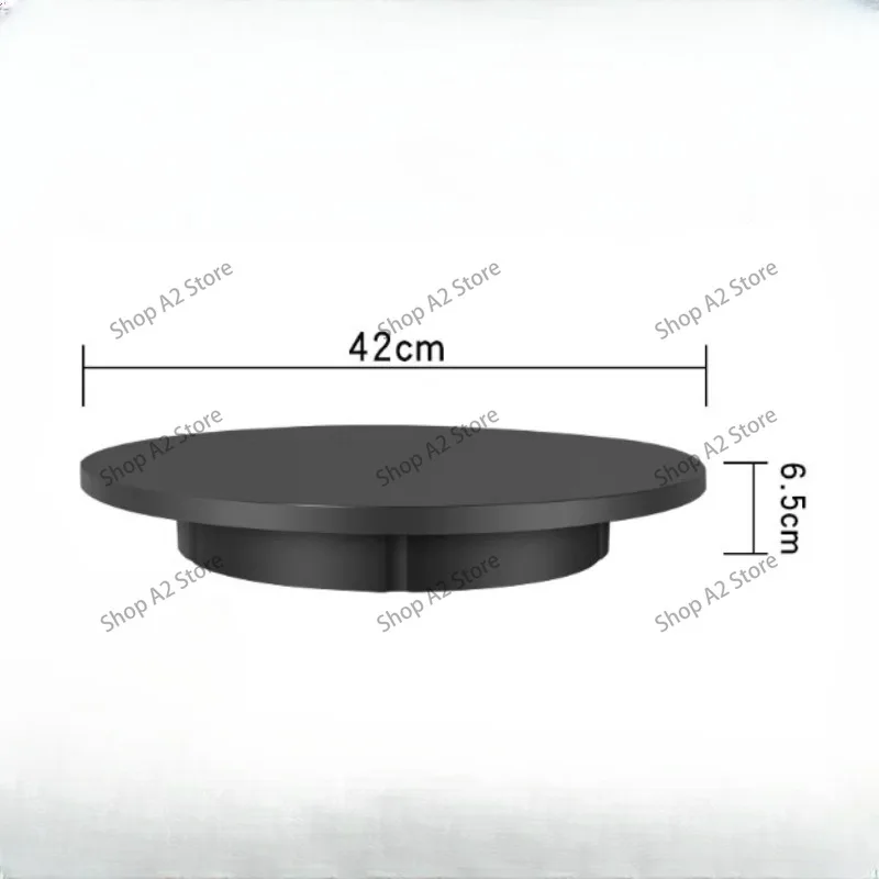 42CM Electric Rotating Turntable 3D Scan Photography Display Platform Remote Control Speed Direction 360° Rotation Load 100KG