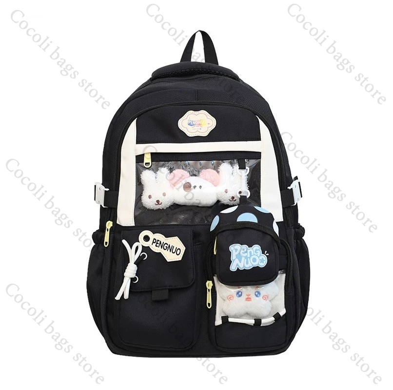 Cute Backpack Ita Bag School Bag Large Capacity Women's Backpack Candy Color Bag For Girls Ita Backpack Kawaii Bags for Student