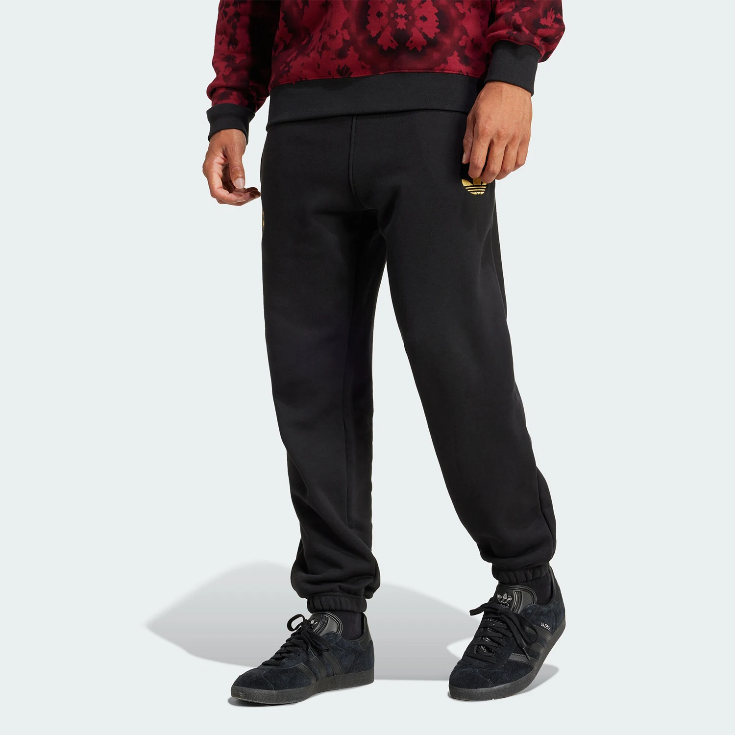 Adidas genuine clover men's knitted sports football ankle pants JF0361