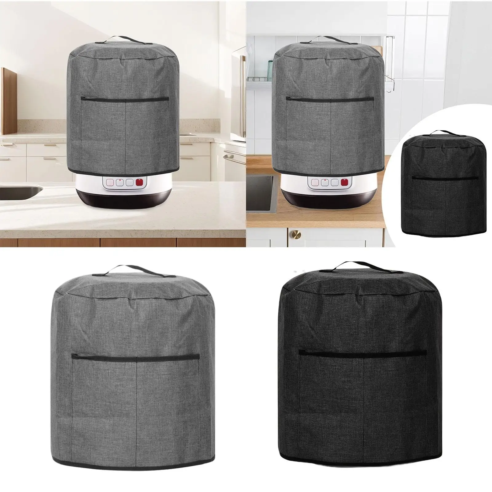 Air Fryer Cover Air Fryer Dust Cover Multifunction Household with Pocket Appliance Dust Cover for Soup Pot