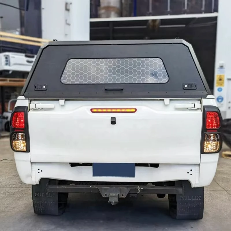 

Heavy Duty Hardtop Pickup Canopy Aluminum Truck Bed with Roof Rack for Tundra Frontier Camping