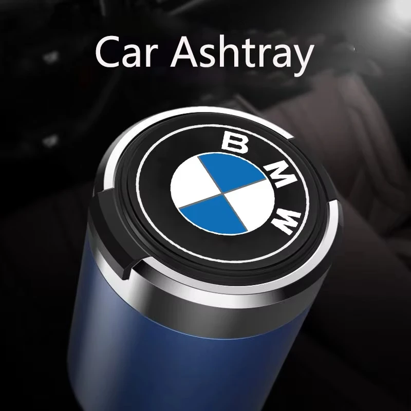 Led light covered creative and personalized ashtray, a multi-functional automotive supply For BMW X2 X3 X4 X5 X6 X7 G30 G20 G32