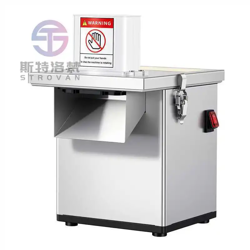 Commercial Multifunctional Vegetable Cutter Motor-Driven 220V 200-400W Easy to Operate Eslice and Dicer for Kitchen Use