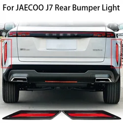 For JAECOO J7 Chery Explore 06 2023 2024 LED Rear Bumper Light Modified Brake Warning Automobiles Parts Accesorios Para