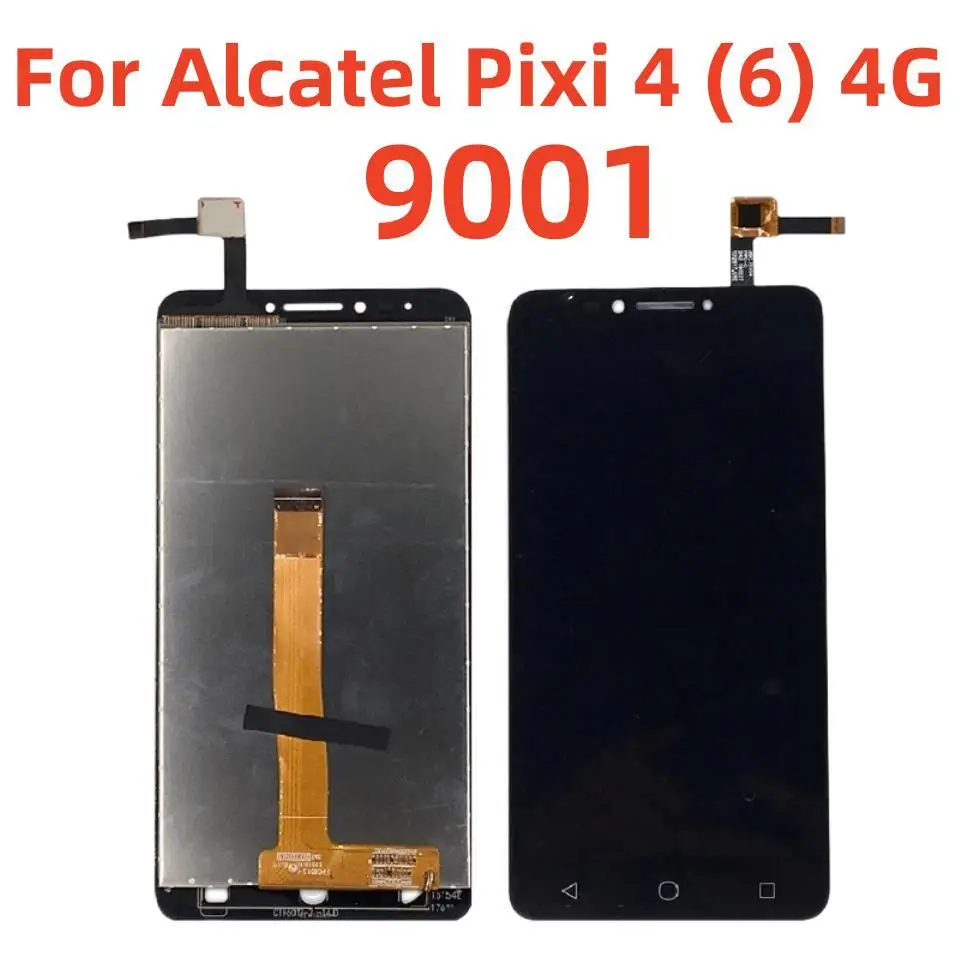 

6 inch LCD Display For Alcatel Pixi 4 (6) 4G 9001 9001X 9001D 9001A LCD Display Touch Screen Digitizer Assembly+Tools