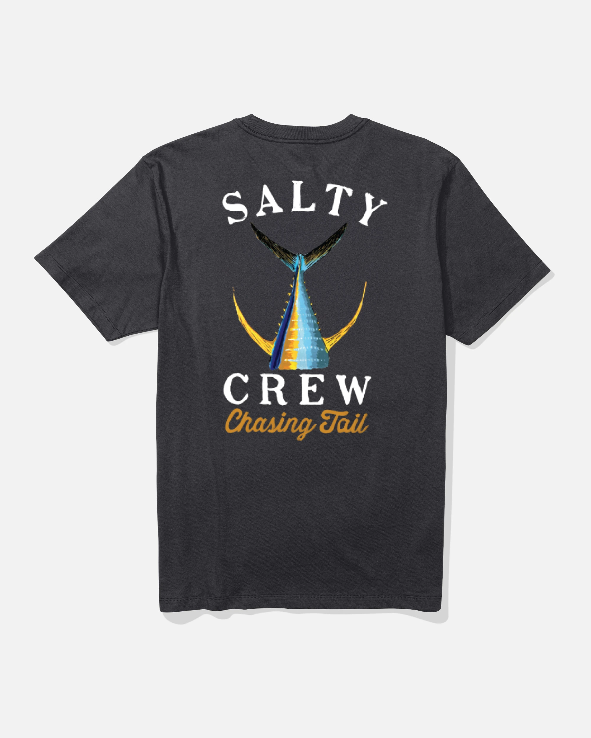 Colorful Marlin Fish Tail Chasing Tail Offshore Fishing Brand Graphic Tee Cotton Mens Womens T-Shirt Outdoor Casual Top