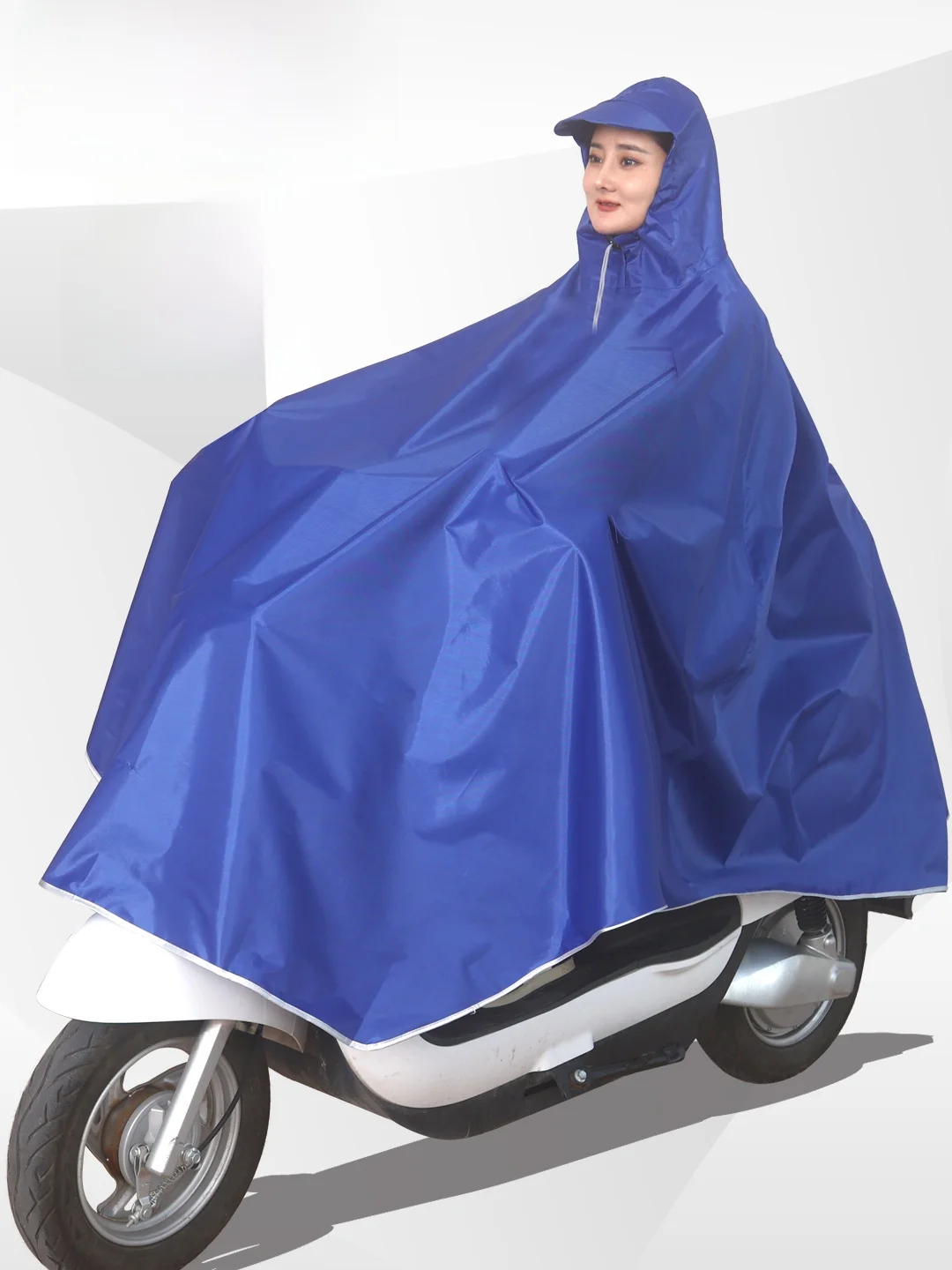 

Утолщенный водонепроницаемый комбинезон-дождевик для езды на транспорте, для мужчин и женщин, на одного человека, большой размер