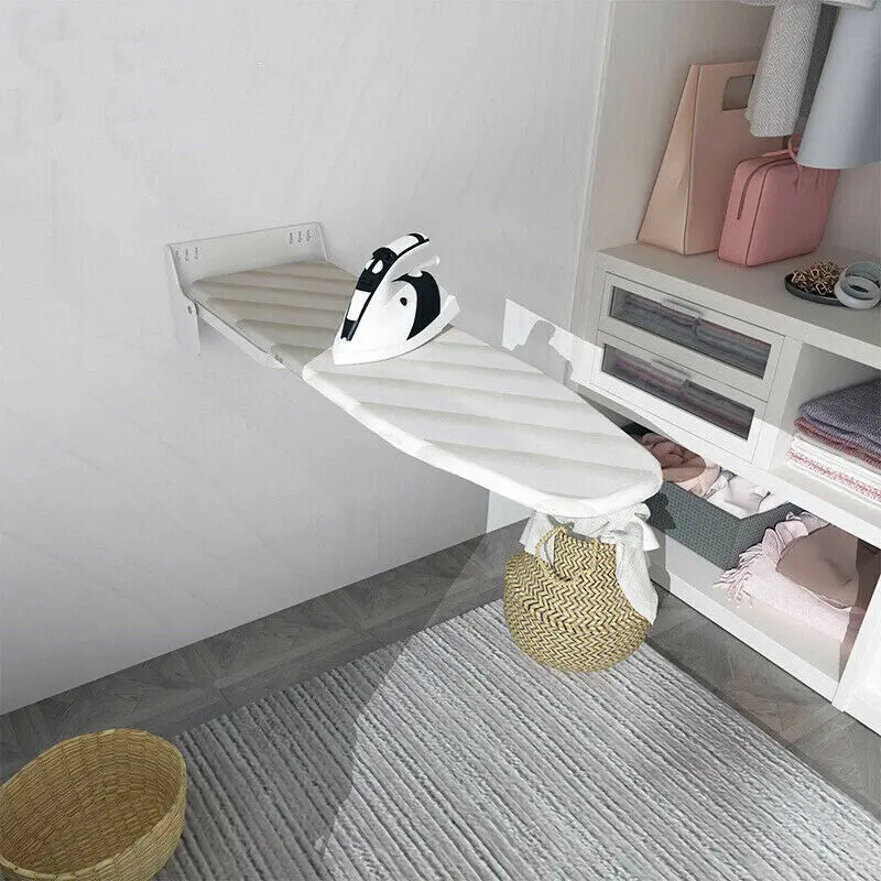Foldable Hiding 180° Swivel Ironing Board Wall Mounted Ironing Board Heavy Duty